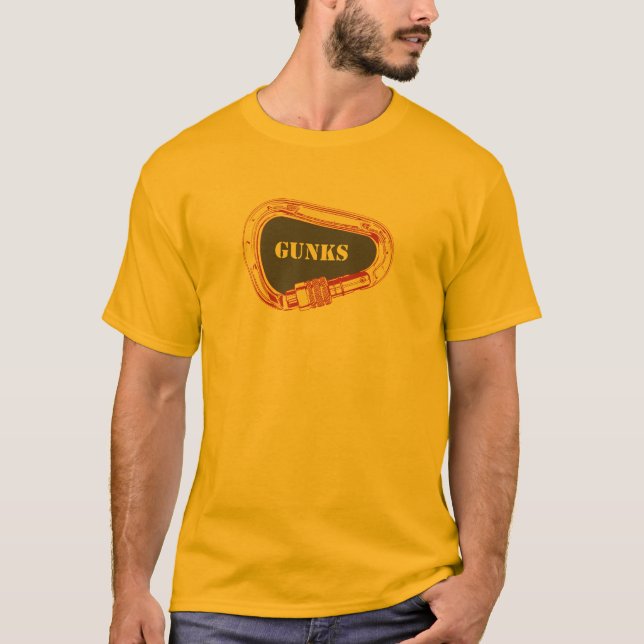 Gunks Climbing Carabiner T-Shirt (Front)