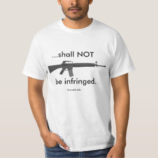 GunLink "...Shall NOT be infringed" AR15 Tee