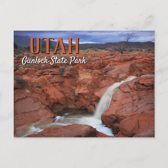 Gunlock State Park Utah Landscape Postcard (Front)