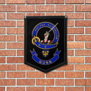 Gunn Clan Badge Banner Pennant