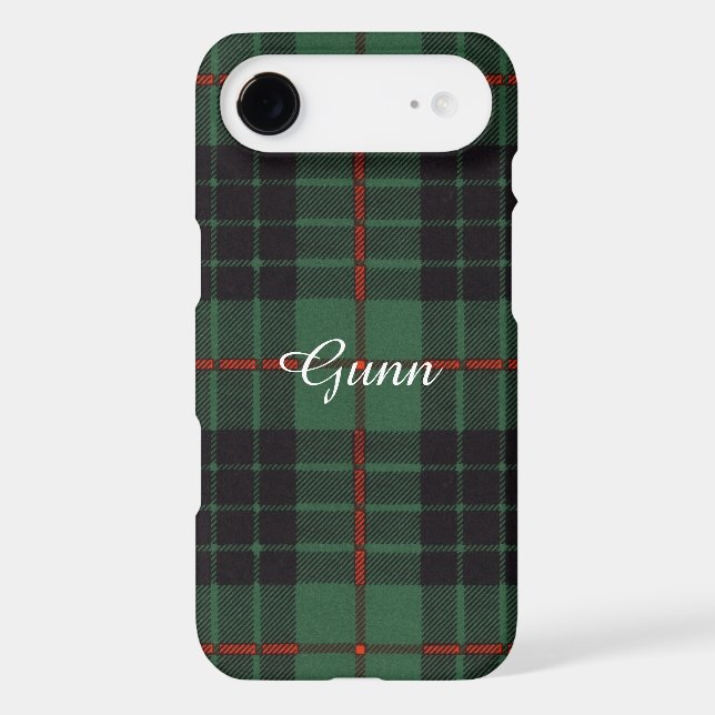 Gunn clan Plaid Scottish tartan Case-Mate iPhone Case (Back)