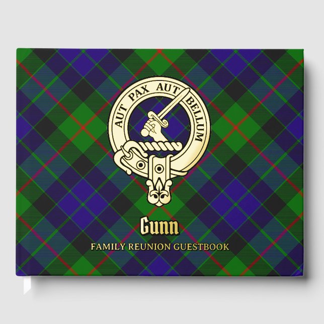 Gunn Family Reunion Foil Guest Book (Front)
