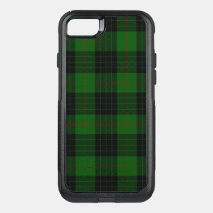 Gunn tartan green black plaid OtterBox commuter iPhone SE/8/7 case