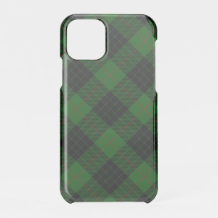 Gunn tartan green black plaid iPhone 11 pro case