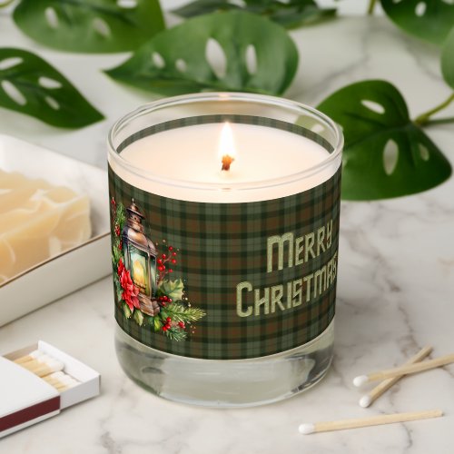 Gunn Weathered Original Scottish Tartan Christmas Scented Candle
