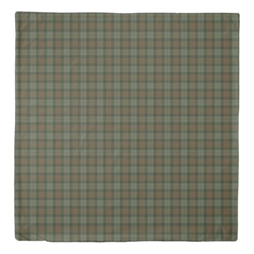 Gunn Weathered Original Scottish Tartan  Duvet Cover