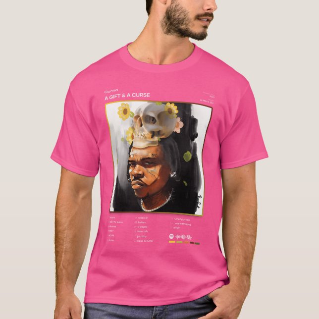 Gunna - A Gift A Curse Tracklist Album T-Shirt (Front)