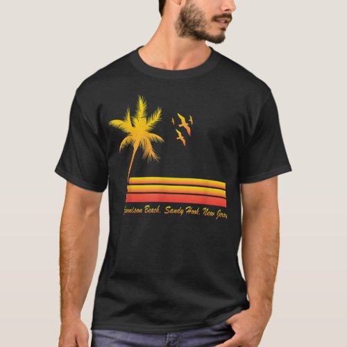 Gunnison Beach Sandy Hook New Jersey Tshirt 