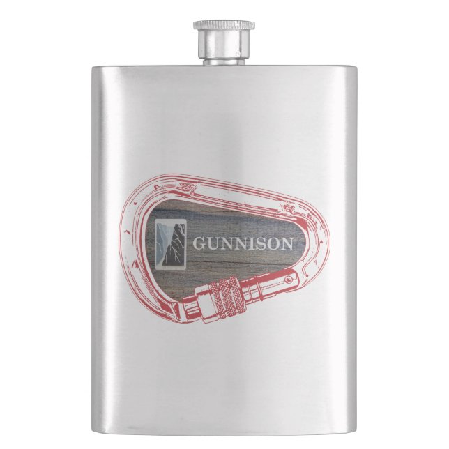 Gunnison Climbing Carabiner Flask (Front)