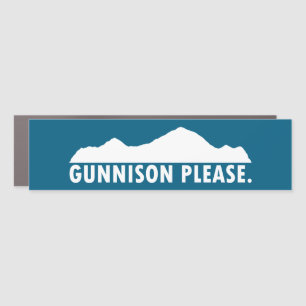Gunnison Colorado Please Car Magnet