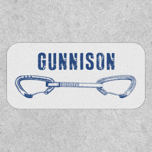 Gunnison Colorado Rock Climbing Quickdraw Patch