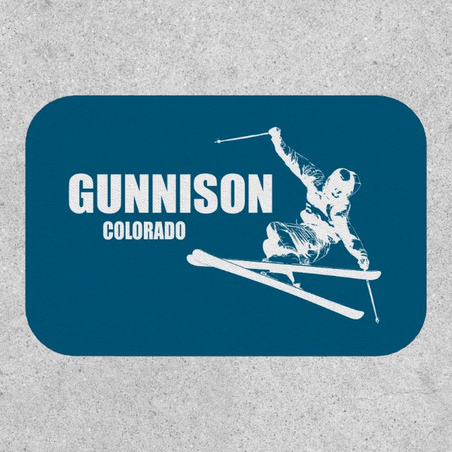 Gunnison Colorado Skier Patch (Front)