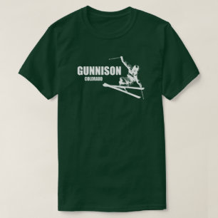 Gunnison Colorado Skier T-Shirt