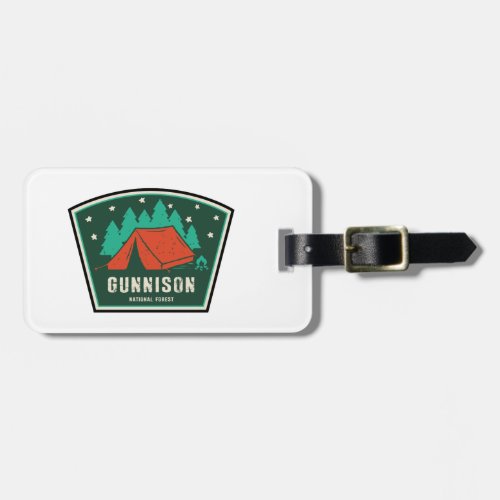 Gunnison National Forest Camping Luggage Tag