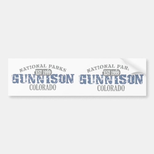 Gunnison National Park Bumper Sticker