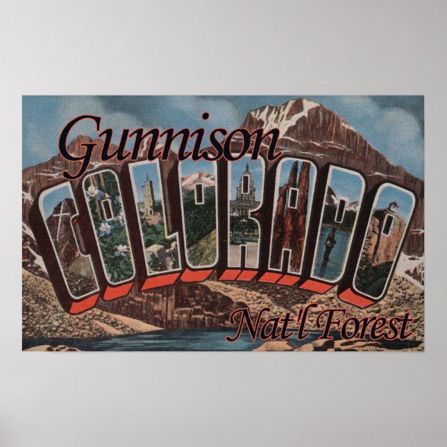 Gunnison Nat'l Forest, Colorado Poster (Front)