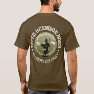  Gunnison River Colorado Fly Fishing Shirt : Clothing, Shoes &  Jewelry