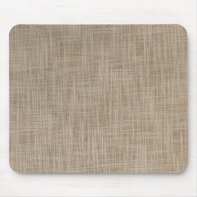 Gunny sack background mouse pad (Front)