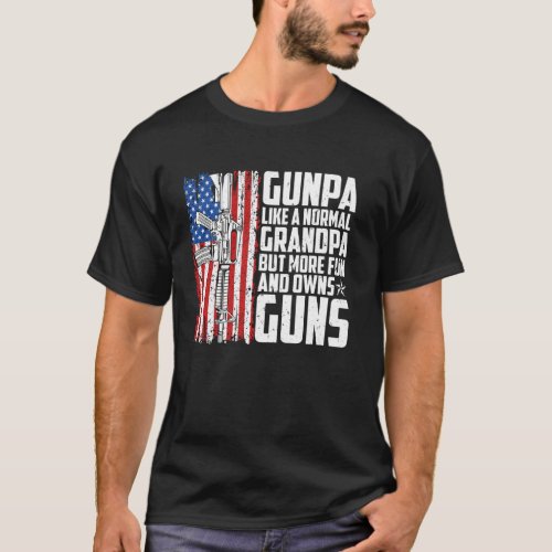 Gunpa Like A Normal Grandpa But More Fun And Owns T-Shirt