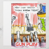 GunPlay Funny Cartoon (Front/Back)