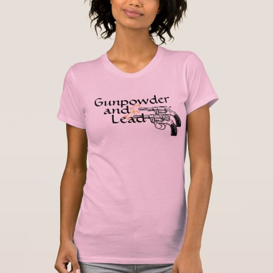 Gunpowder and Lead Revolver Pistol Set T-Shirt