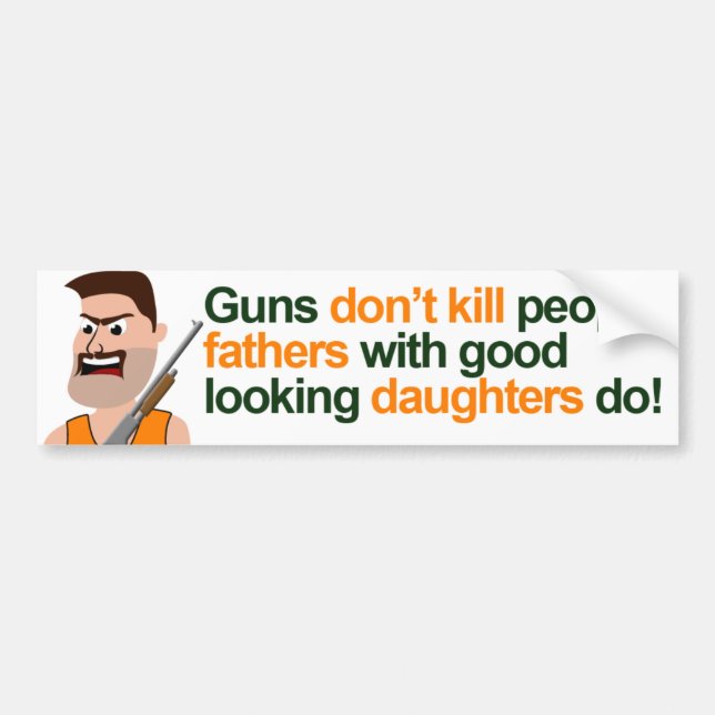 Guns4fathers Bumper Sticker (Front)