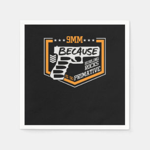 Guns 2nd Amendment Gun Owner Rights Gunnery Artill Napkins
