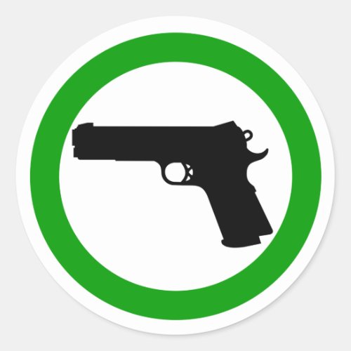 Guns Allowed Zone sticker