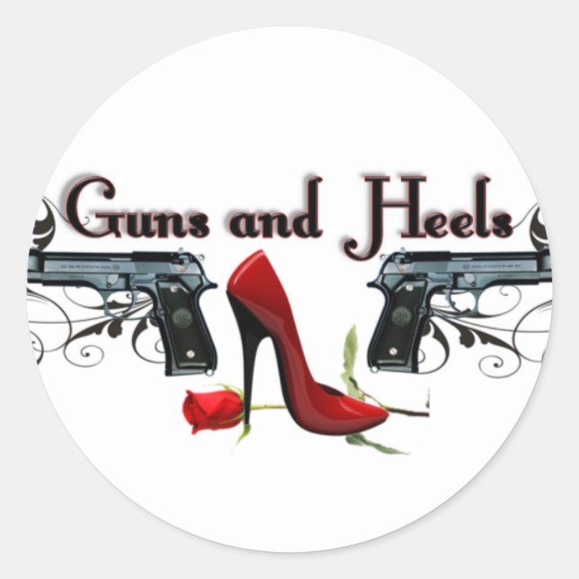 Guns and Heels Stickers (Front)