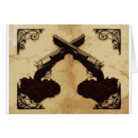 Guns and Roses Cards (Front Horizontal)