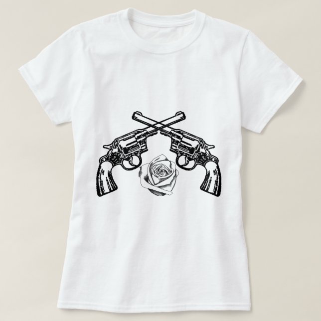 guns and roses T-Shirt (Design Front)
