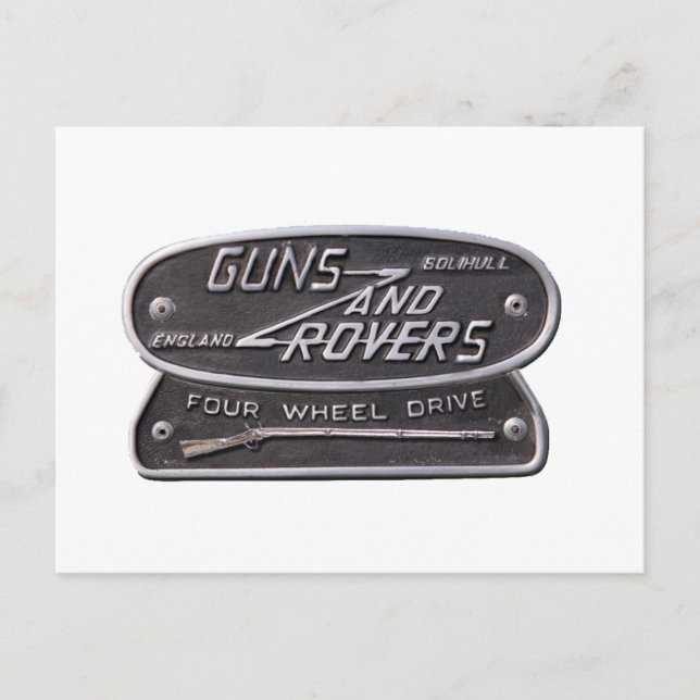 Guns and Rovers Logo3.png Postcard (Front)