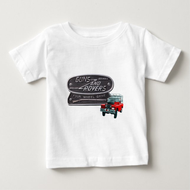 Guns and Rovers Red Rover Baby T-Shirt (Front)