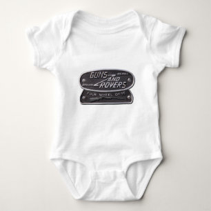 Guns and Rovers Shotgun Logo Baby Bodysuit