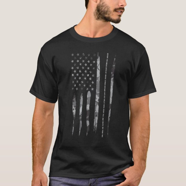 Guns Before You Break Into My House Stand    Ameri T-Shirt (Front)