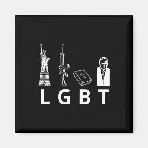 Guns Bible Trump Magnet