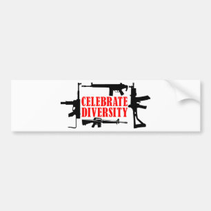 GUNS BUMPER STICKER