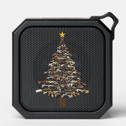 Guns Christmas Tree _ Camo Print Xmas Gift For Gun Bluetooth Speaker