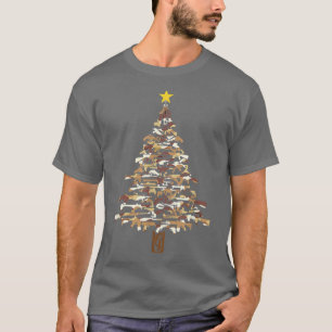 Guns Christmas Tree Camo Print Xmas Gift For Gun L T-Shirt