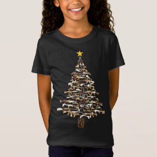 Guns Christmas Tree - Camo Print Xmas Gift For Gun T-Shirt