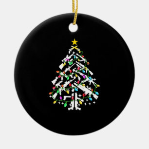 Guns Christmas Tree Ornament