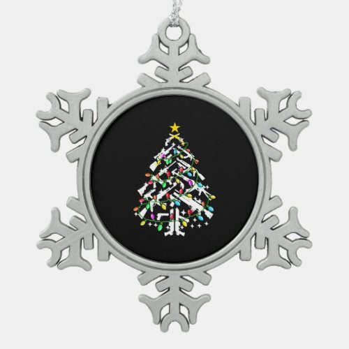 Guns Christmas Tree Ornament