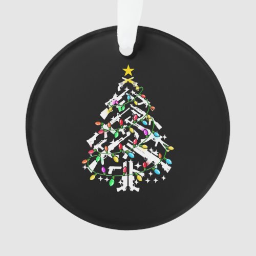 Guns Christmas Tree Ornament