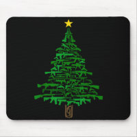 Guns Christmas Tree - Xmas Gift For Guns Lover