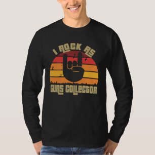Guns Collector Sun Vintage Style Colorful T-Shirt