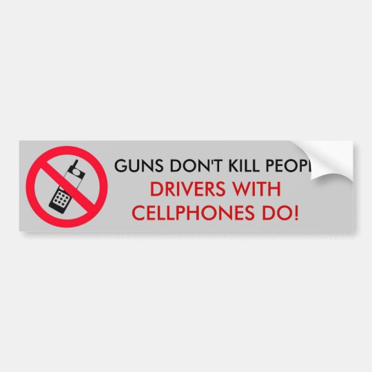 Guns Dont Kill People Bumper Sticker 