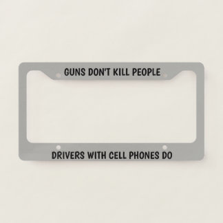 Guns Don't Kill People License Plate Frame