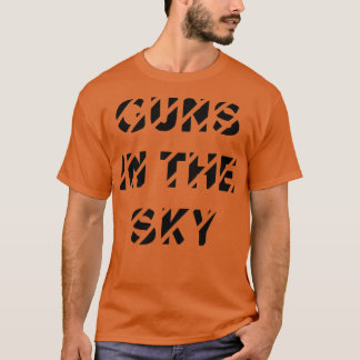 Guns In The Sky black T-Shirt