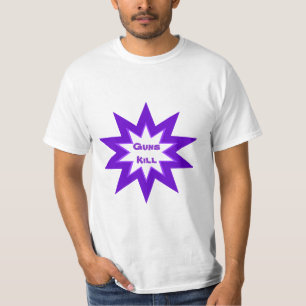 Guns Kill Purple Star Shirt