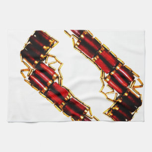 Guns n' bullets towel